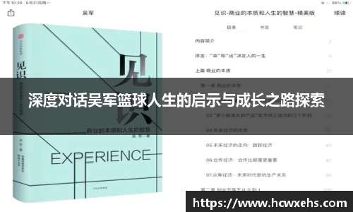 深度对话吴军篮球人生的启示与成长之路探索
